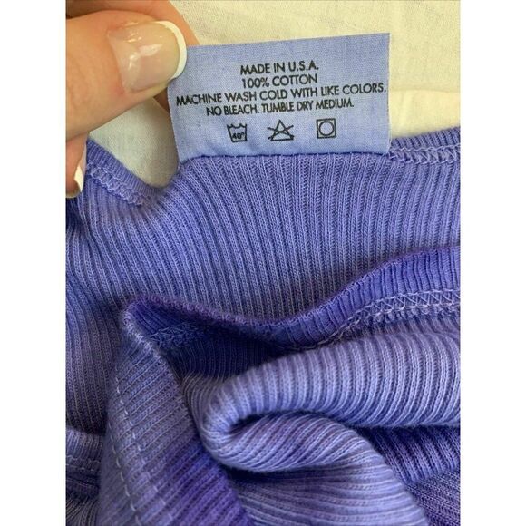 michael stars maternity Purple Tie Dye Tank top - Picture 8 of 8